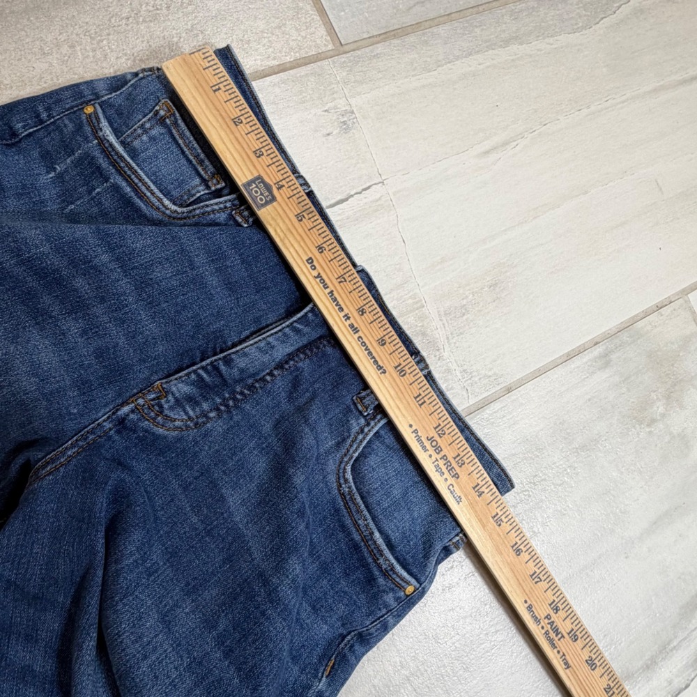 Kut from the Kloth Kelsey Fab Ab Ankle Flare Jeans High Rise Blue Size 8 - Picture 4 of 8